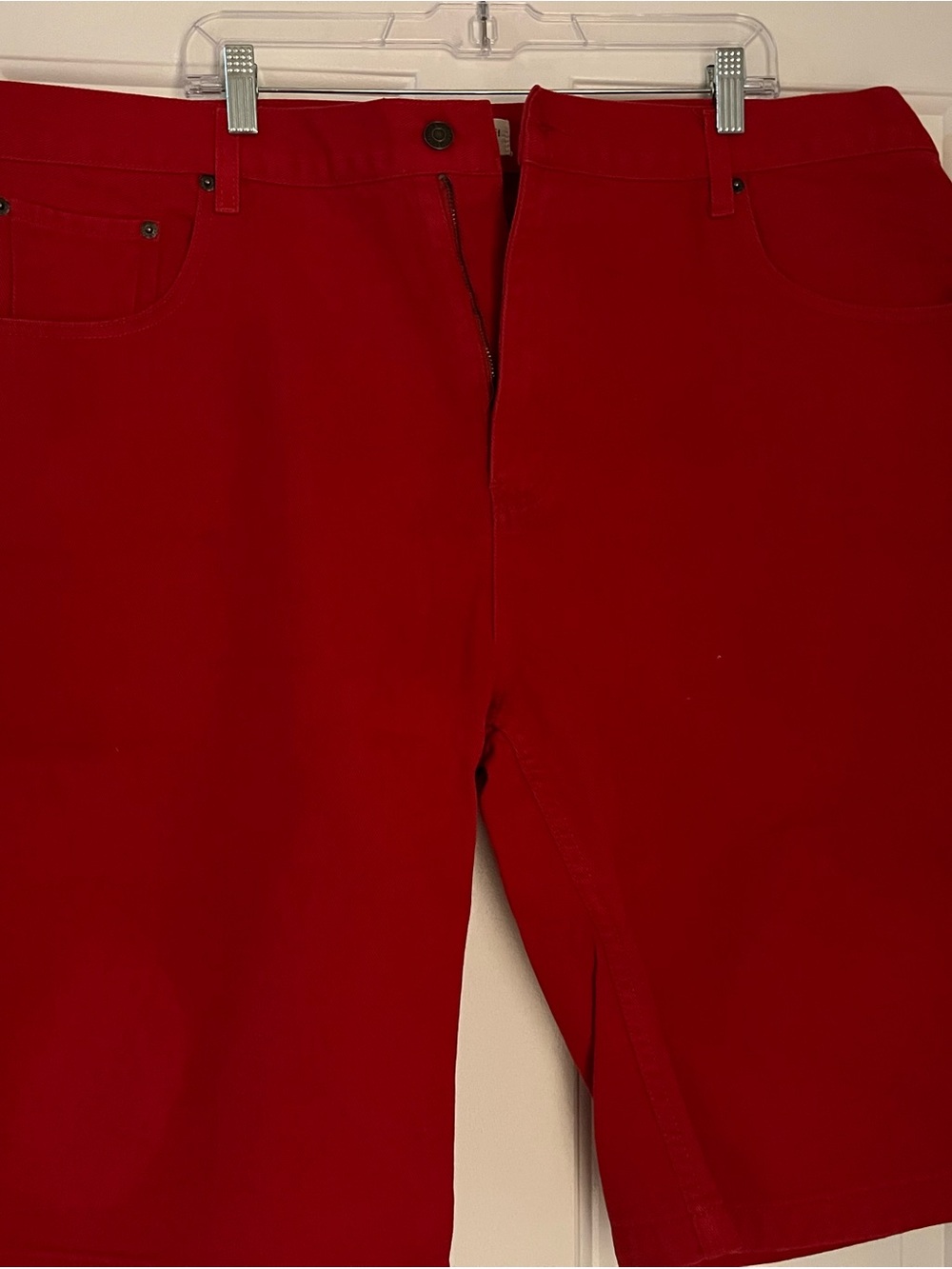 Beyond the Limit -Bright Red Casual Shorts